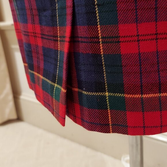 Vintage Plaid A-line Skirt by B*E*S*T American Clothing Co. Size XS - Picture 4 of 4